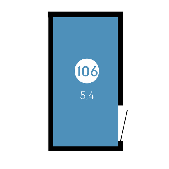 Кладовая 106 (5.4 м2), 5 этап