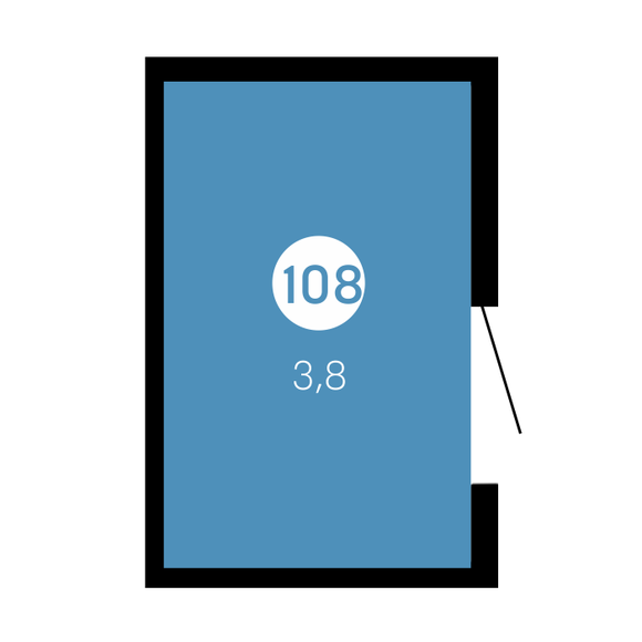 Кладовая 108 (3.8 м2), 5 этап