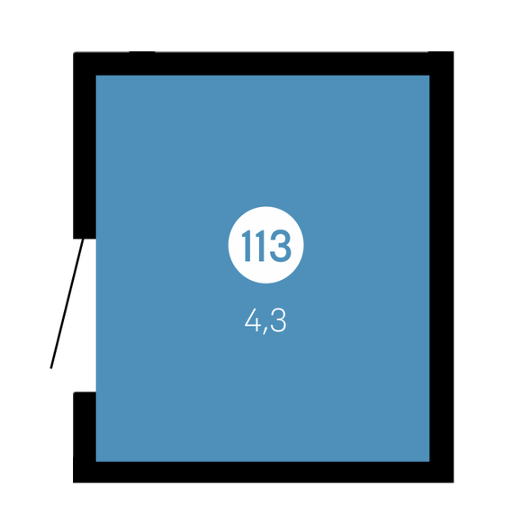 Кладовая 113 (4.3 м2), 5 этап