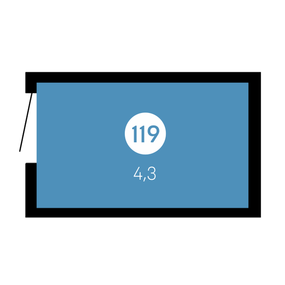 Кладовая 119 (4.3 м2), 5 этап