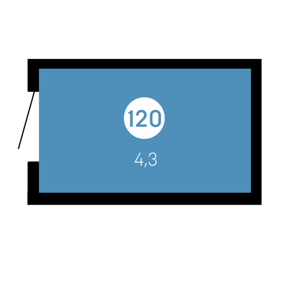 Кладовая 120 (4.3 м2), 5 этап