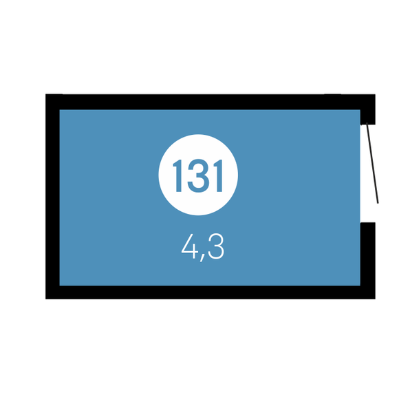 Кладовая 131 (4.3 м2), 5 этап