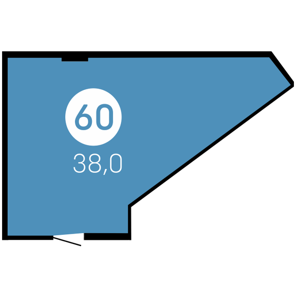 Кладовая 60 (38.0 м2), 5 этап