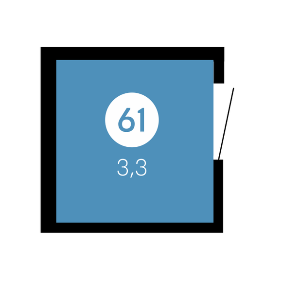 Кладовая 61 (3.3 м2), 5 этап